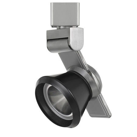 CAL LIGHTING 12W Dimmable Integrated Led Track Fixture, 750 Lumen, 90 Cri HT-999BS-CONEBK